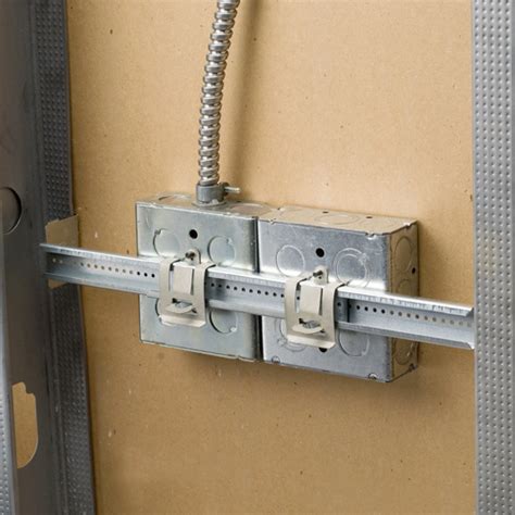 outlet box mounting bracket|caddy adjustable box bracket.